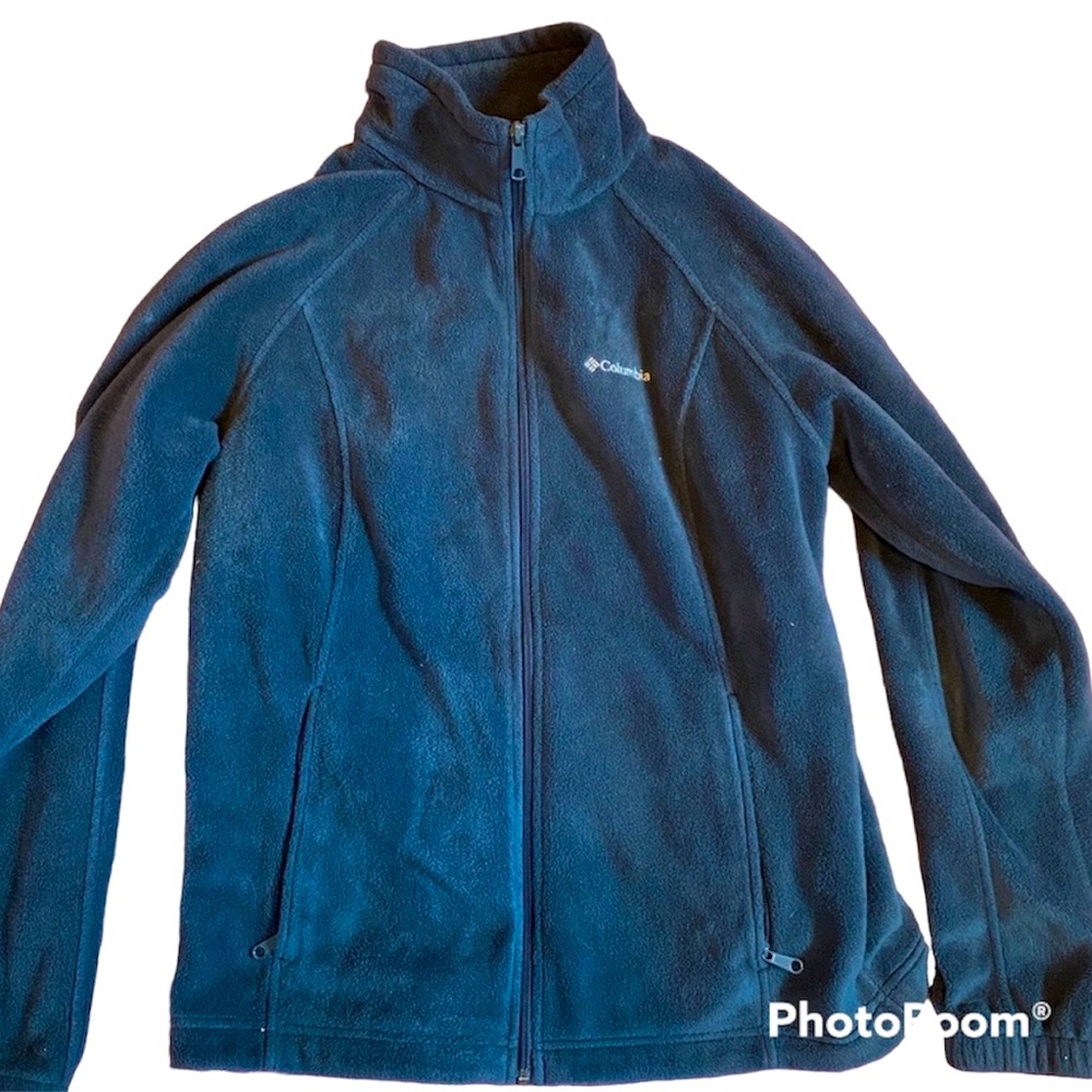 Columbia Women’s fleece Jacket, Navy Blue, Size L